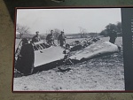 Photograph of Rudolf Hess' crashed Me110.