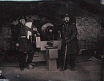 Ferrotype Officers on Gun