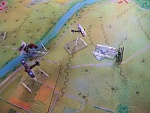 Kaiserschlacht 14 - During a furious dogfight over the front an Albatros D.Va and a Fokker Dr.1 flown by German aces Lt. Ernst Udet (Jasta 4, 15...