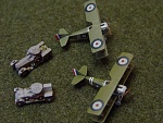 Pendraken 10mm Armored  Cars w/ F Toy Brit Spads