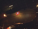 Not sure what this Observation Balloon would be able to see, because it is really dark in this museum...