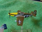 21 Century Toys pre-painted P51D (Mustang) (3). I replaced the aerial with brass rod and inserted a brass rod into the bottom so it can sit in the...