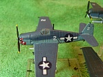 21 Century Toys pre-painted F6F-5 (Hellcat) (2). I replaced the aerial with brass rod and inserted a brass rod into the bottom so it can sit in the...