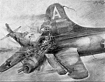 "Ich ramme" 
A 1944 drawing by Helmuth Ellgaard illustrating "ramming"