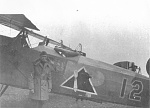 Arthur B. Alexander, A 96th Aero Squadron pilot poses with a Breguet 14B-2 bomber in France, 1918. (8AF Museum)