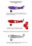 Aircraft markings of enemy aircraft encountered by the 1st Day Bombardment Group, 1918 (Color chart)