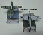 BF109 E3 1/144 SCALE PAPER MODELS