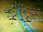 Bf109E Bandai Wing Club 1/144. Extra decals by 1/144 Direct.