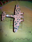 "Postage Stamp Models" Heinkel III in 1/140 scale.