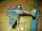 "Postage Stamp Models" Heinkel III in 1/140 scale.