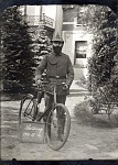 Radfahrer from 8. Landsturm Infanterie Bataillon 'Mnster' (VII. 70), Antwerp 1916 
 
Brief letter (below) on reverse kindly translated by...