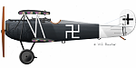 Fokker DVII Jasta40 Ltn Hermann Gilly