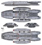 Battlestar Galactica (Re-imagined) 
 
From the artist's website: Meshweaver.com