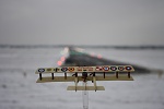 The Caproni has just flown in to Staverton Airport, Gloucester. Despite the snow and bad weather (and snowploughs on the runway) she made a perfect...