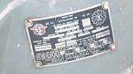 Data plate on port engine of B-25