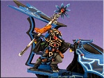 Warhammer 40k Eldar Farseer on a viper.  Made and used in a Dallas Grand Tournament event.