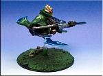 Warhammer 40k Eldar Farseer on jetbike.