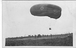 German Caquot and Crew - straight scan.  1918.