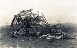 R.E.8 / "Abgeschossenes u. verbranntes engl. Flugzeug bei Bohncourt" 
 
Undated note on reverse: "Abgeschossenes u. verbranntes engl. Flugzeug bei...