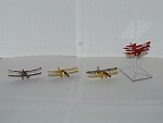 The initial set: Famous Aces box set! 
Note the wing spacers - first technique just intended to keep the upper wing in place.