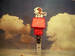 Snoopy and his famous flying doghouse... err I mean Sopwith Camel...  1/144 scale Paper Model.