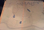 My crude cartography skills attempting to provide some atmosphere to the playing surface.  Bottom is the Trench Line East of Rheims, France, and the...