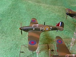 Sweet Hawker Hurricanes Mk I (4). Scratch build minis that went together very well. Added the brass rod on the roof for the aerial and a brass rod in...