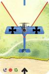 Fokker E.III Eindecker, blue, early cross black