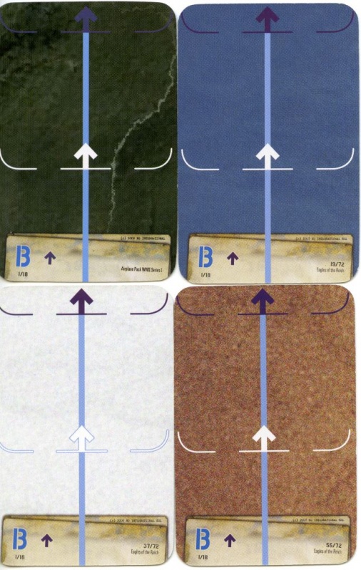 Wings of War
WWII
Comparison of AP Card and
Eagles of the Reich
Booster Pack Maneuver Cards