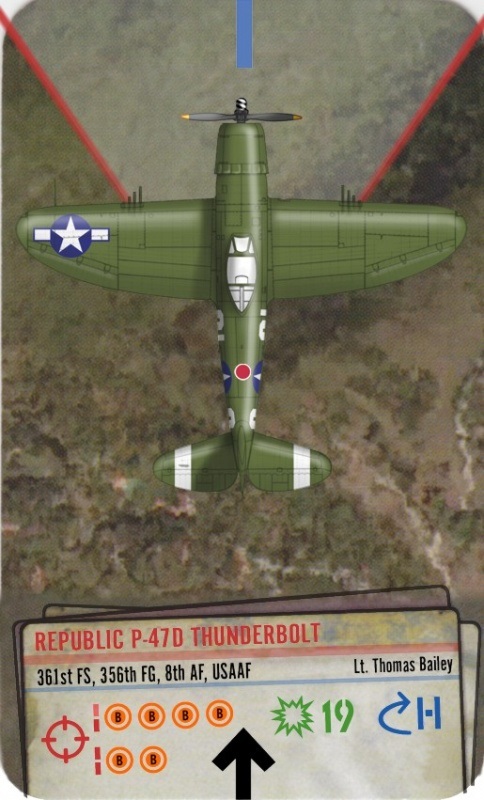 Republic P47D Thunderbolt, 361st FS USAAF, Bailey