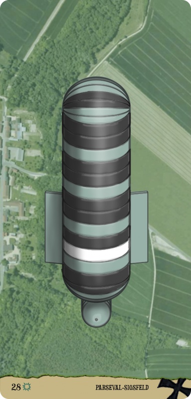 Parseval Sigsfeld Balloon
Central Powers

Draft for a Andy's [freebird-52] paint job using an Armament in Miniatures "Drachen" Type Observation Balloon

Using Daryl's [ReducedAirFact] line drawing file from his "Plane Model Top Views" album