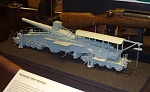Model of German Railway Gun WW1