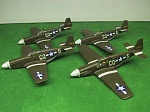 Sweet Aviation Models 1/144 Pioneer Mustangs.