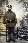 A Bavarian infantryman from the 10th Landsturm Brigade stands at attention for photographer Hubert Dardenne, Lttich (Lige) 1914 
 
Nothing on...