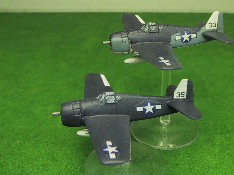 VF-47 F6 F Hellcat, 1/200 Armaments in Miniature model.  Miscellaneous Miniatures decals.