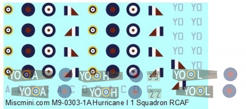 No. 1 Squadron RCAF
Decals Comparison

My Homemade and Kevin's [miscmini]

His are better!