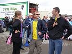 Suz (SWMBO), me and Steve getting "told off"