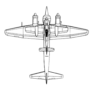 Ju88 Mistel 3C outline