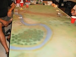 just a small game but wanted to show my friends table he painted