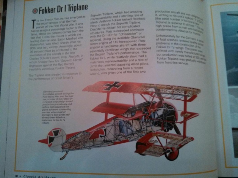 Fokker Dr I Triplane airframe