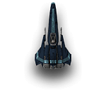 Colonial Viper MkII 
Black/Blue trim - Unarmed ECM 
 
BattleStar Galactica 2003 (Non-canon?)
