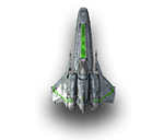 Colonial Viper Mk III 
Green 
 
BattleStar Galactica 2003 (Non-canon?)