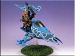 Warhammer 40k Eldar Farseer on a viper.  Made and used in a Dallas Grand Tournament event.