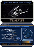 Battlestar Galactica 
Captured Heavy Raider 
Double-sided Ship Card Template created for future use, not official. 
 
Note: Stats are official....