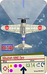 A6M2 BII 140 Hiryu Card