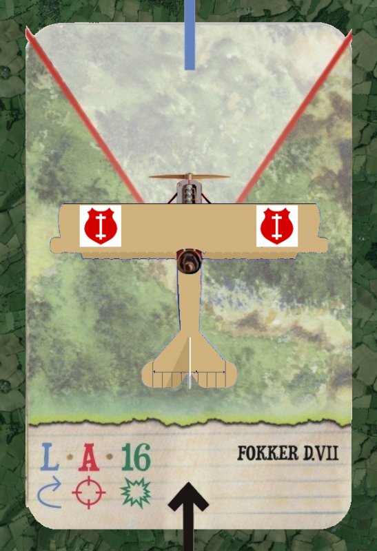 Lithuanian Fokker D.VII based on card by MaxHeadroom