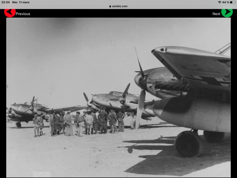 [WW2] GLADIATOR - FIAT Cr.42 - BEAUFIGHTER - MESSERSCHMITT 110 Attachment