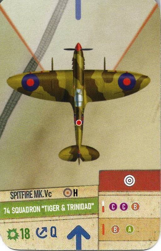 WoG Spitfire Mk Vc 74sqdn carte nue