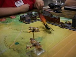 Had the opportunity to play in an open session of WoW at Origins 2010.  The session was hosted by Ralph Krebs (crhkrebs) and his son, who own all the minis, terrain, and equipment seen in the pictures. They drove down from Canada for the show... and took the time to set up so a few of us could play! We had an absolute blast!  I had played before... but never with minis and was totally, hopelessly hooked after this!