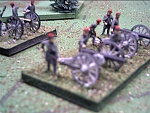 Dec20#65 A 1/72 plastic Confederate battery.